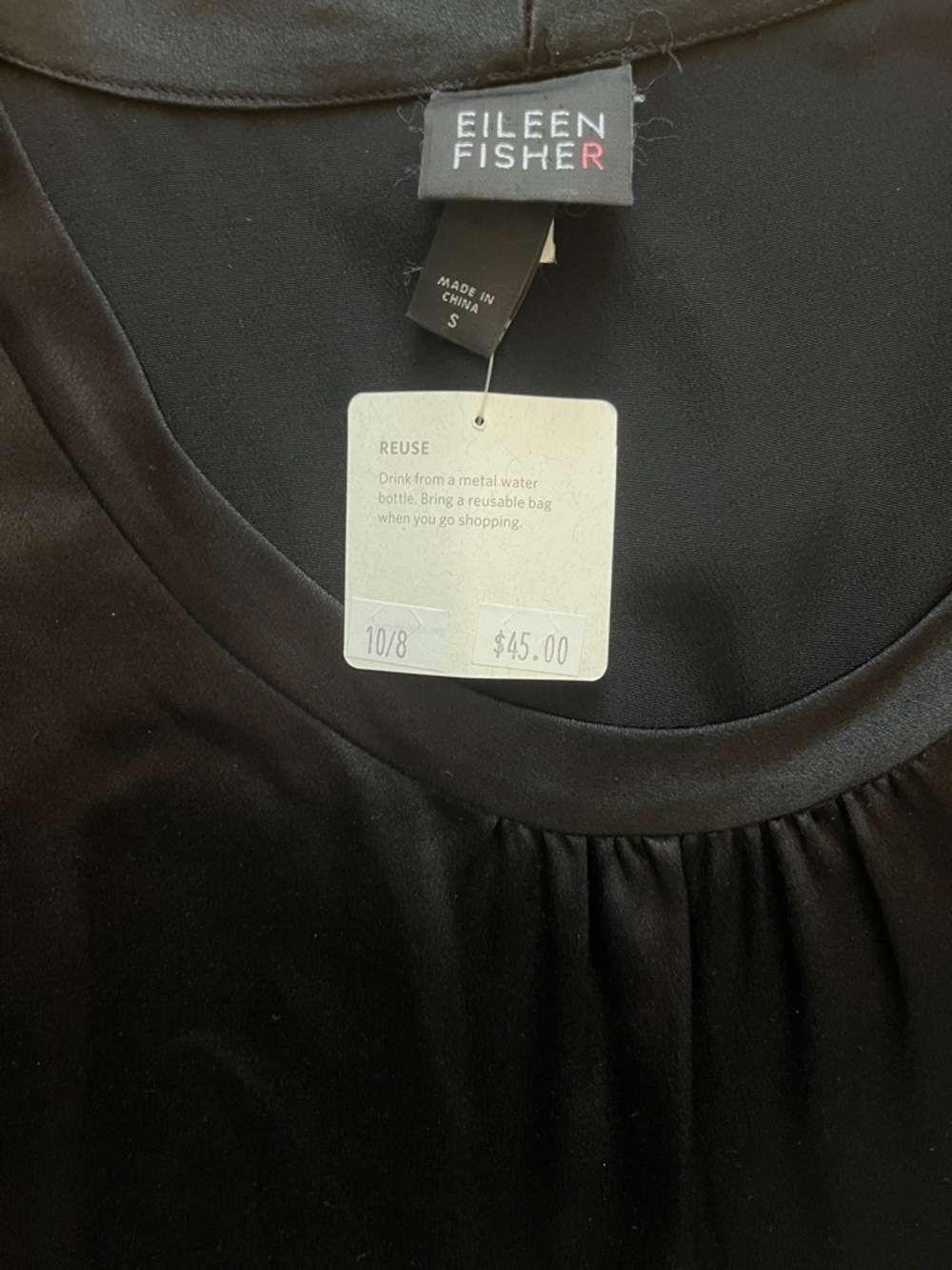 NWT Eileen Fisher 100% silk tank top - Picture 3 of 7
